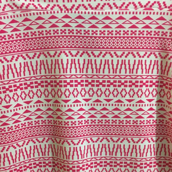 Pink & White Pencil Skirt- Item#28 - Picture 2 of 3